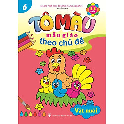 Tô Màu Mẫu Giáo Theo Chủ Đề  6 – Vật Nuôi